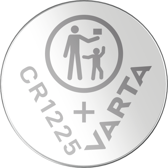 Varta CR1225 Coin Battery, 3 V, 12.5 mm Diameter