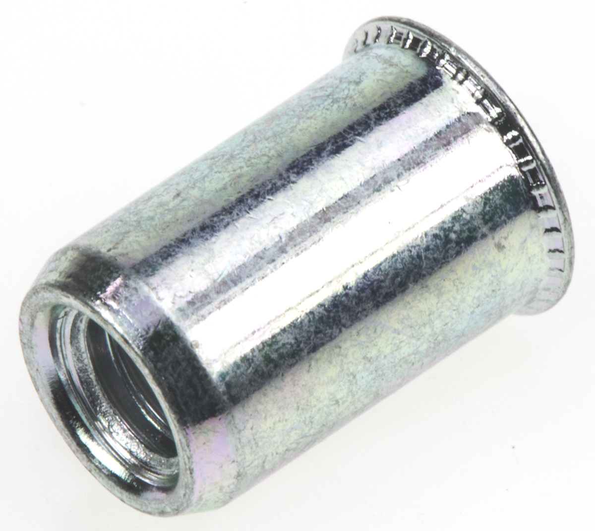 POP Galvanised Stainless Steel Threaded Insert, 10.5 mm diameter 9.6 mm 14.8 mm