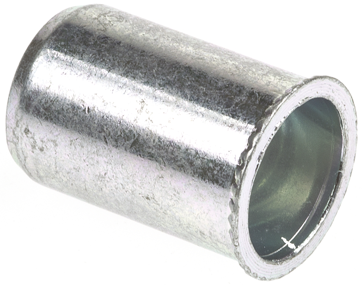 623-5533 POP Galvanised Stainless Steel Threaded Insert, 11.5 mm diameter 10.6 mm 16 mm