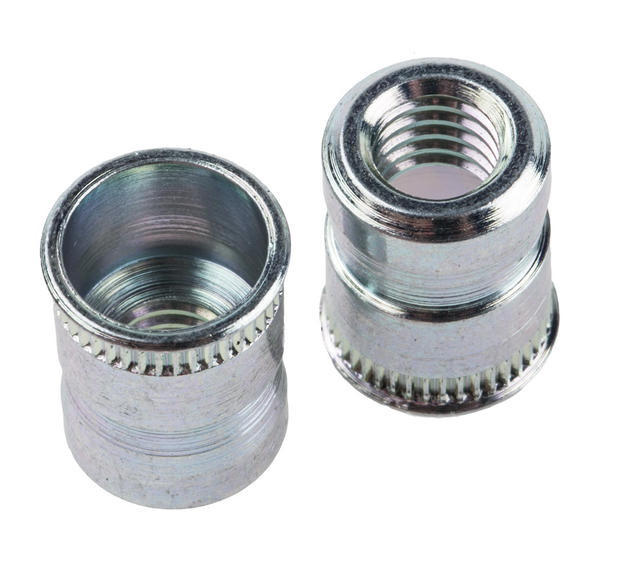 POP Passivated Zinc Plated Stainless Steel Threaded Insert, 10.16 mm 13.08 mm