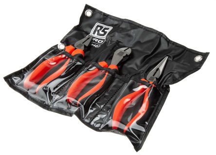 623-6407 RS PRO 3-Piece Leverage Pliers Plier Set