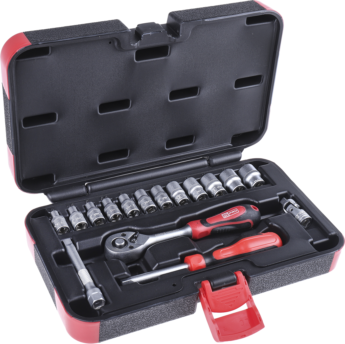 RS PRO 16-Piece 1/4 in Shallow Socket Set