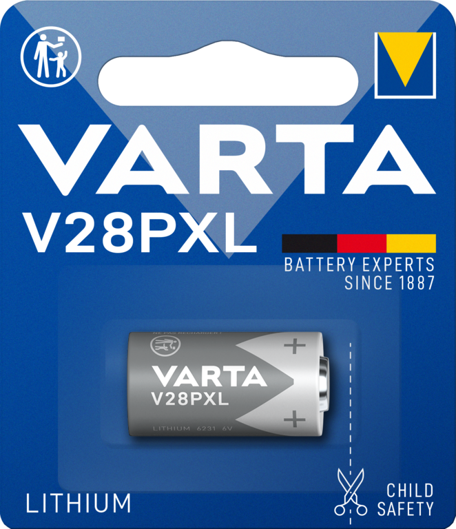 6231101401 Varta Lithium Manganese Dioxide, Organic Electrolyte 6 V 2CR11108 Speciality Size Non-Rechargeable Battery, 170 mAh, 13