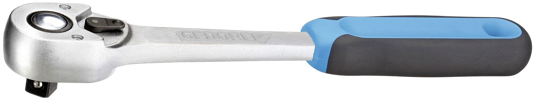 Gedore 3/8 in Reversible Ratchet with Ratchet Handle, 200 mm Overall