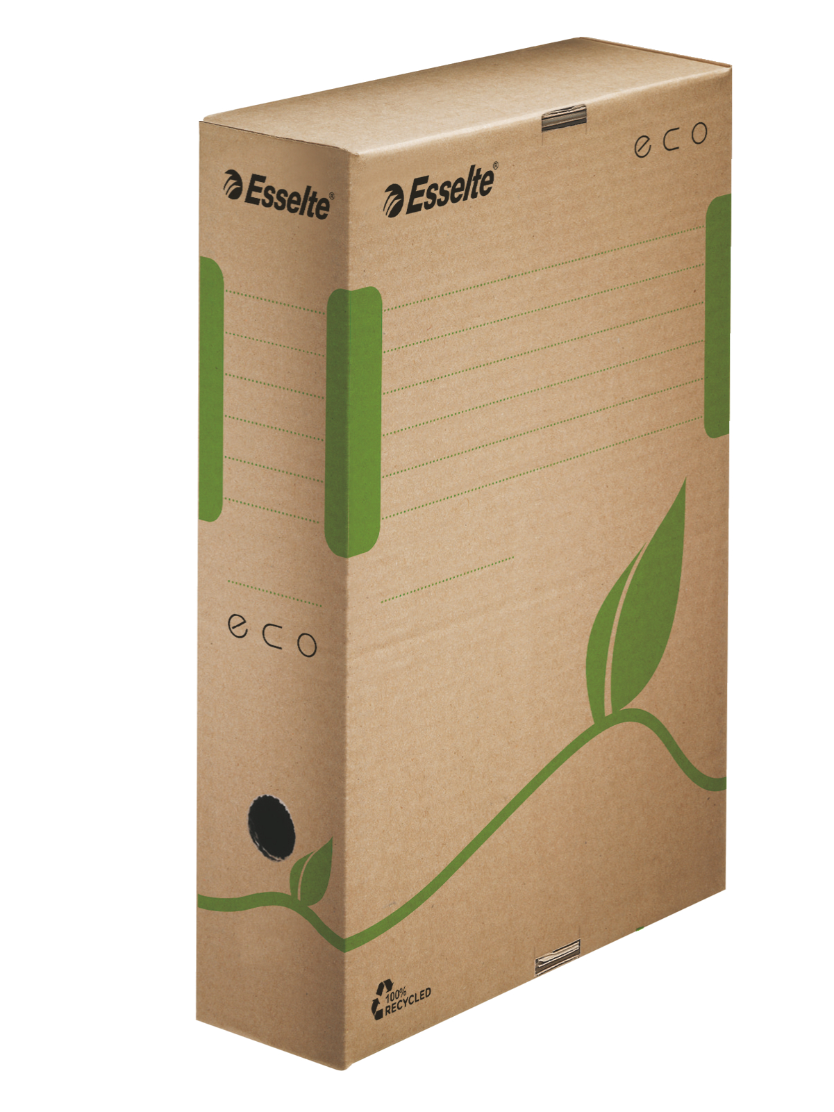 Esselte Brown A4 Archive Box H327.00 mm  x W80mm  x D233.00 mm
