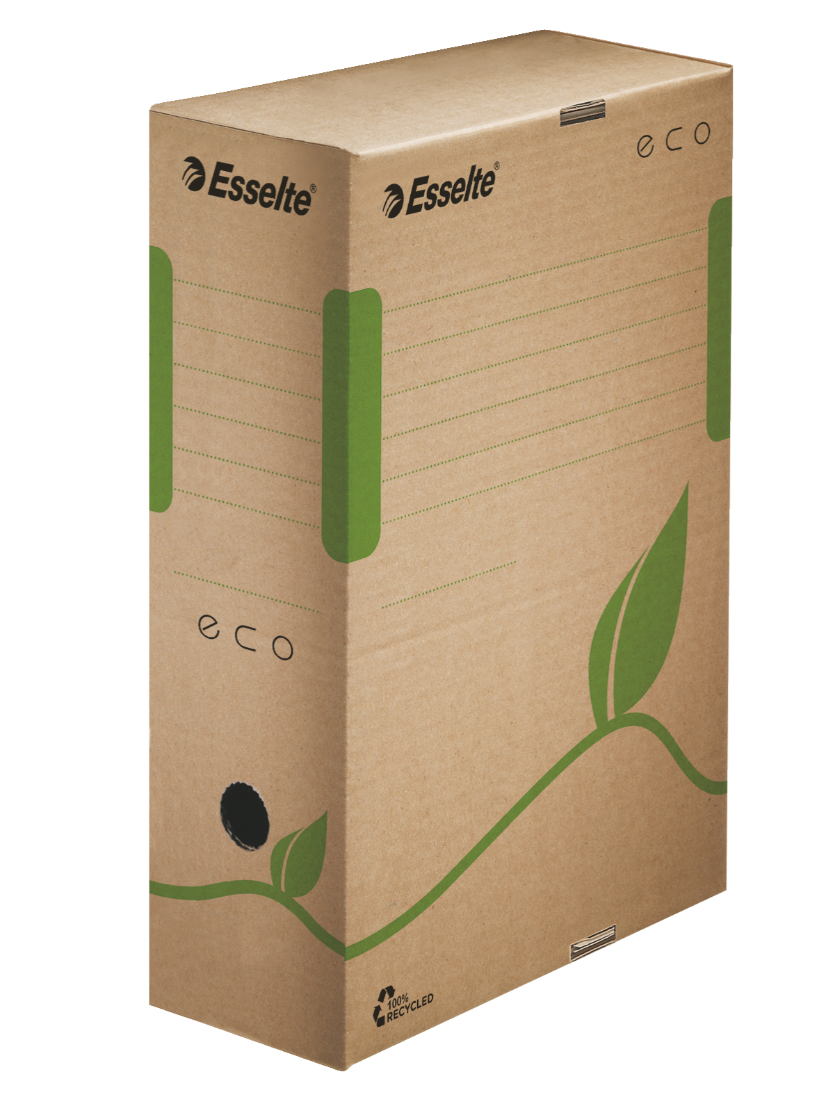 Esselte Brown A4 Archive Box H327.00 mm  x W100mm  x D233.00 mm