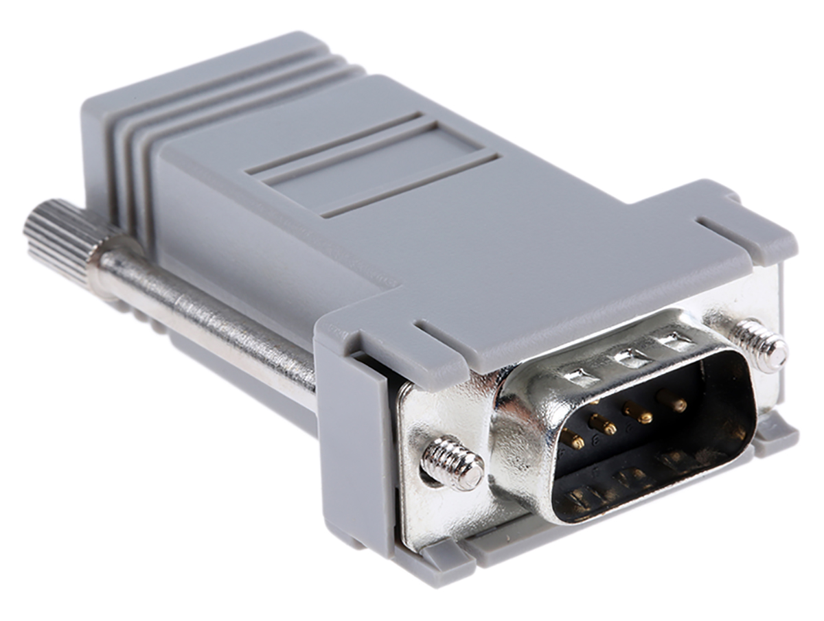 RS PRO D-Sub Adapter RJ11 to Female Female 9-Way D-Sub Male Male