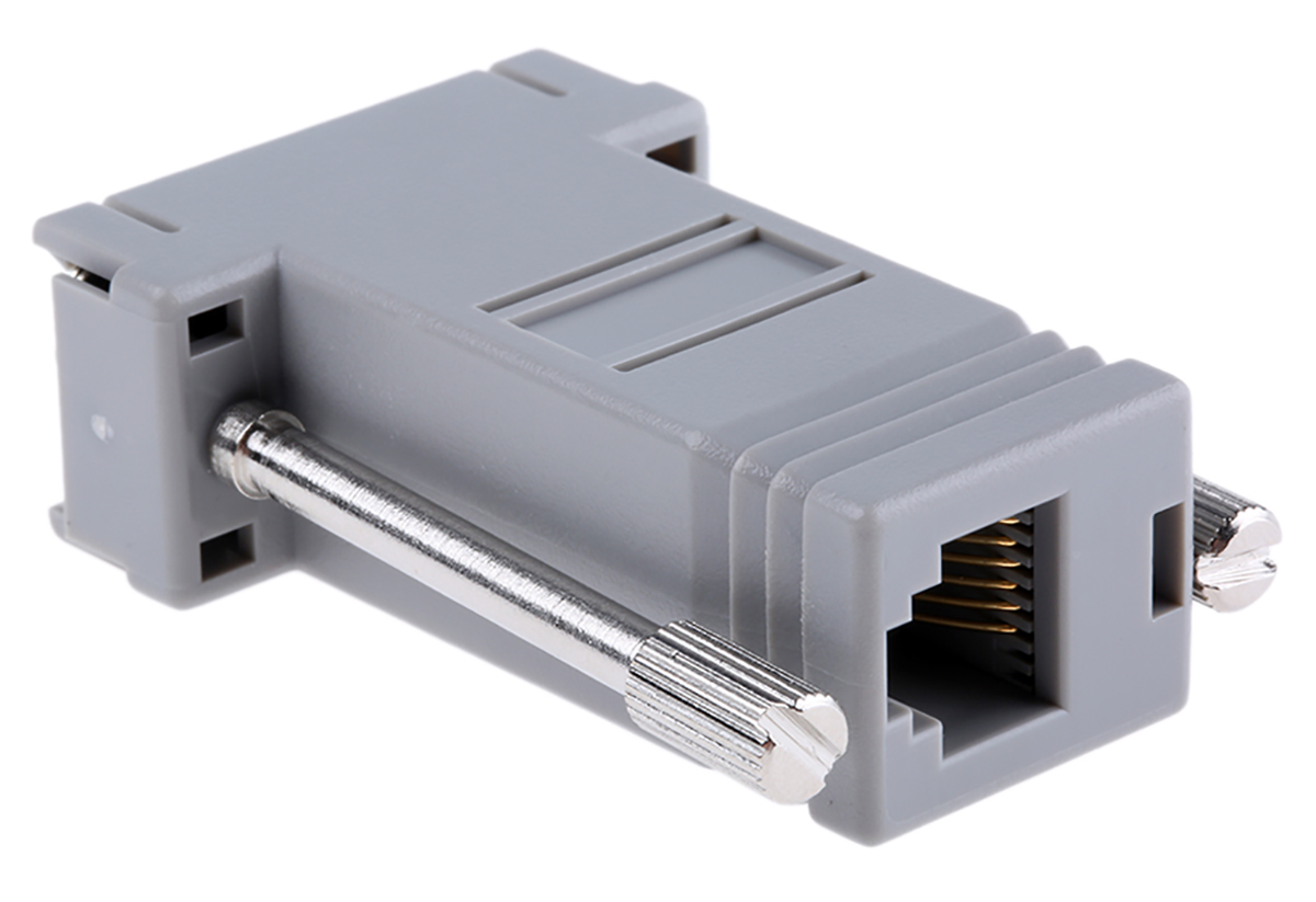 625-6192 RS PRO D-Sub Adapter RJ11 to Female Female 9-Way D-Sub Male Male