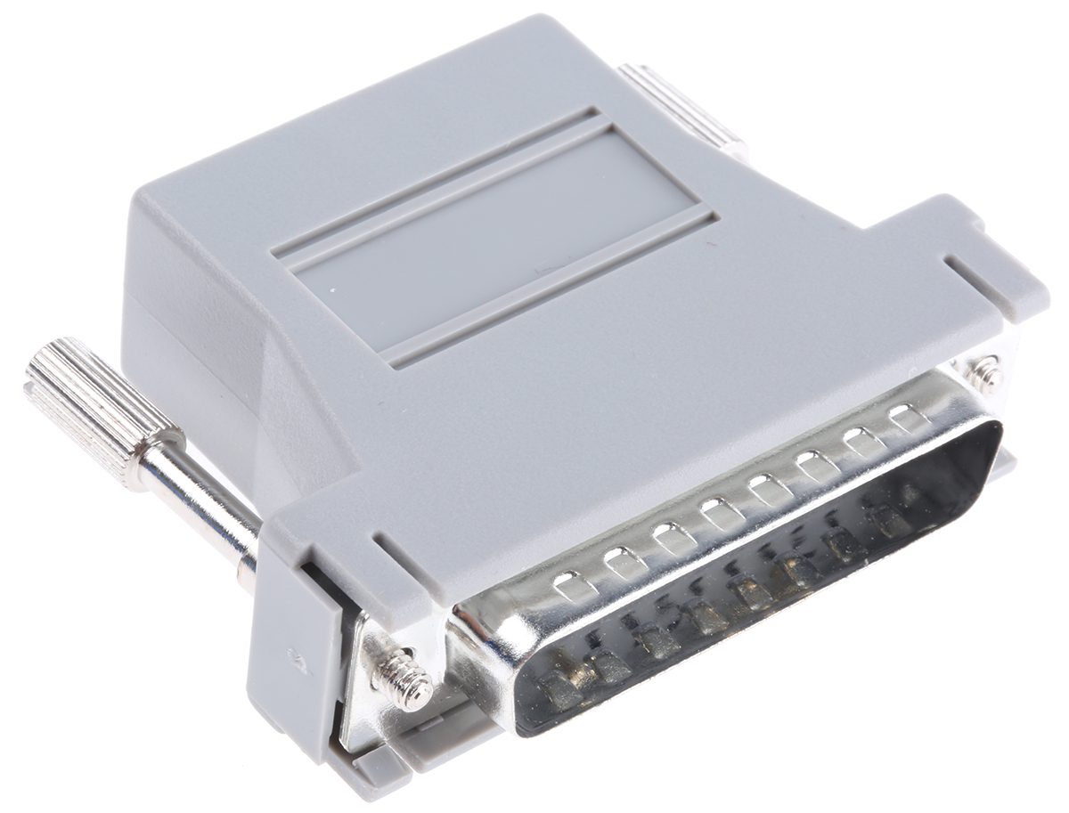 RS PRO D-Sub Adapter 25-Way D-Sub to Male Male RJ45 Female Female