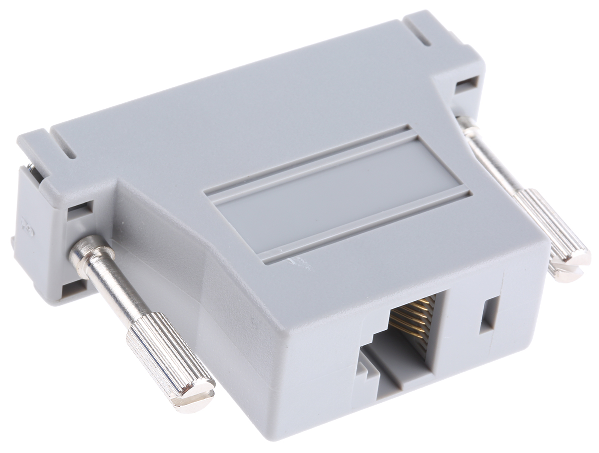625-6265 RS PRO D-Sub Adapter 25-Way D-Sub to Female Female RJ45 Female Female