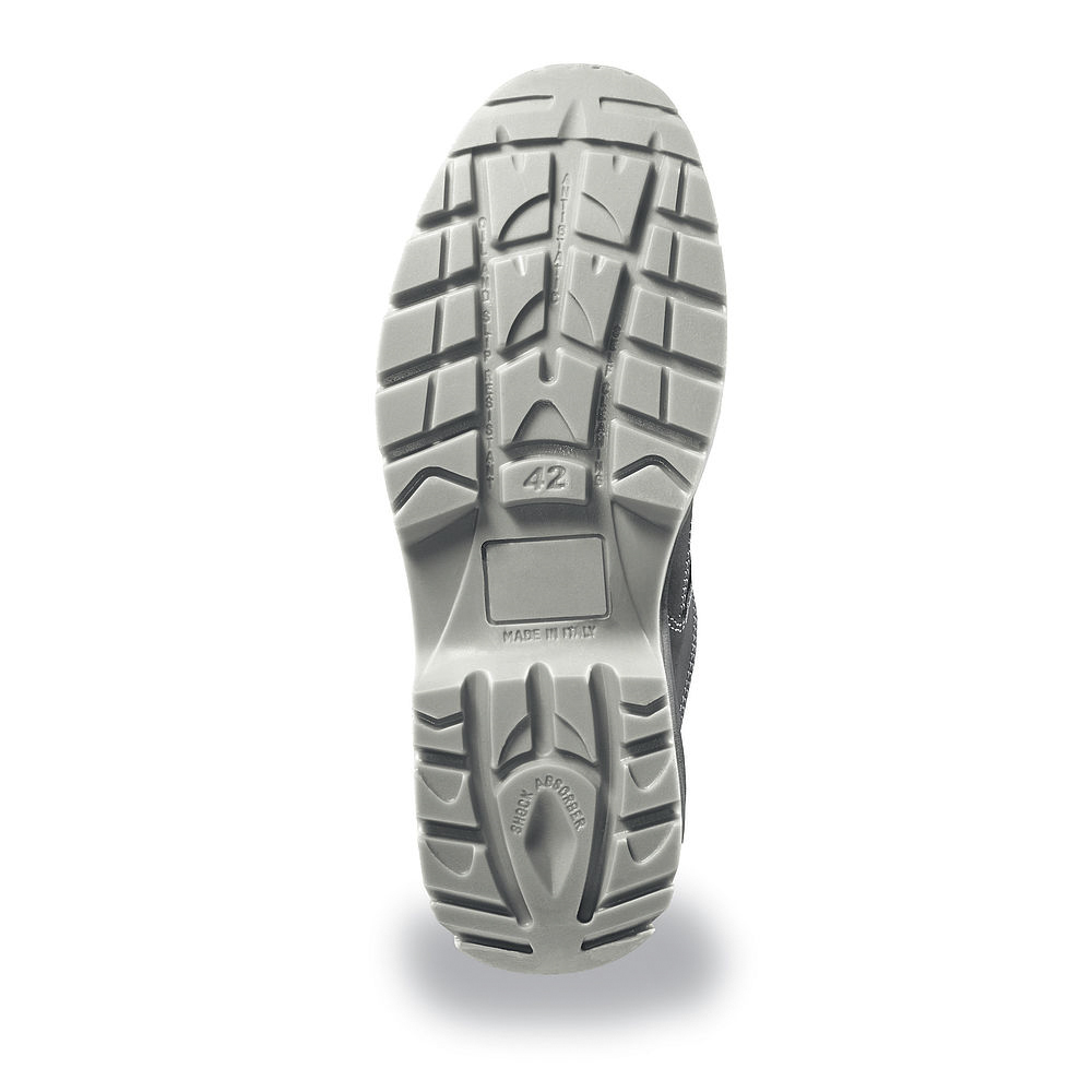 6255342 Heckel suXXeed Unisex Black, Grey Composite Safety Trainer, UK 8