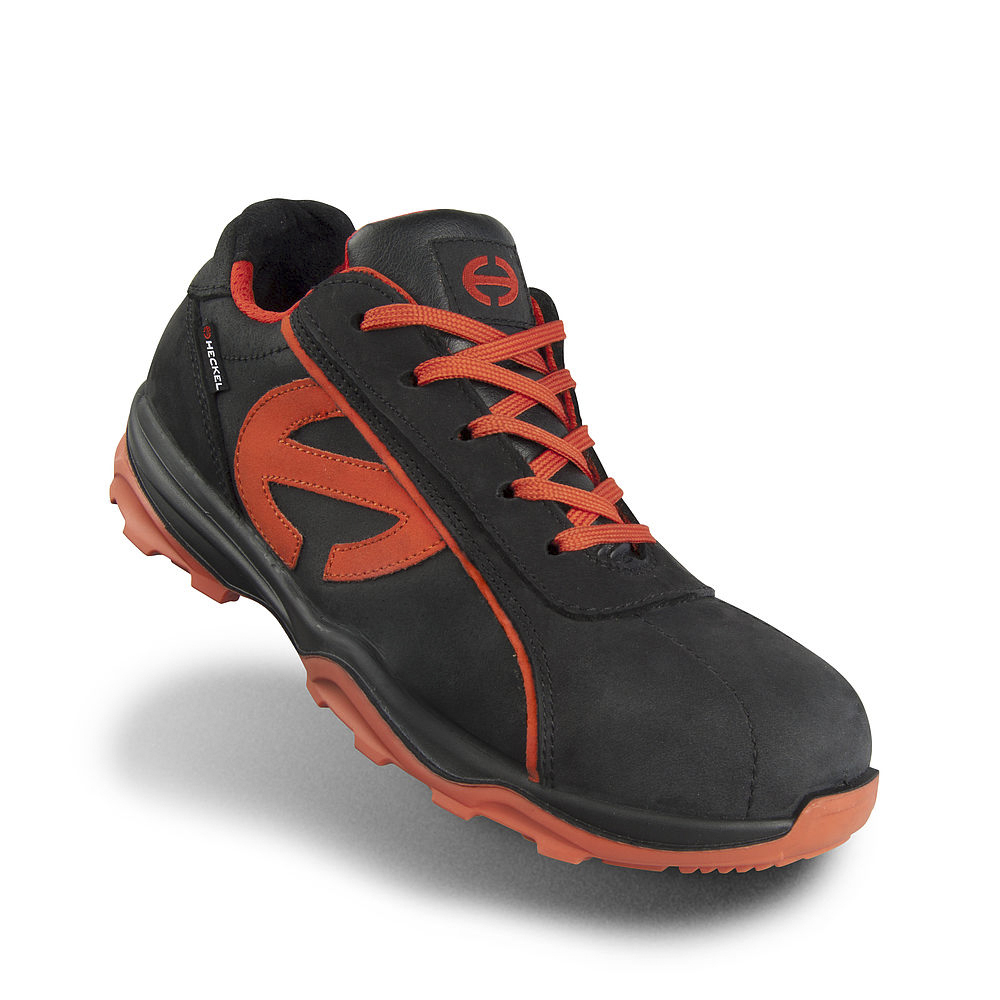 Heckel RUN-R Men's Red, Black Composite Safety Trainer, UK 11, EU 46