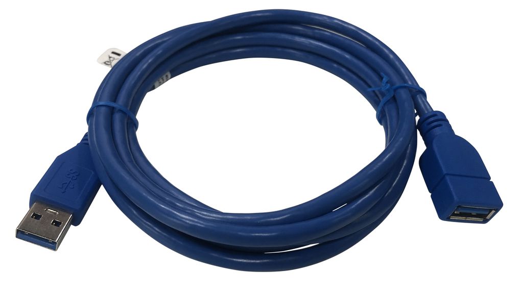RND USB 3.0, Male USB A to Female USB A, 3m