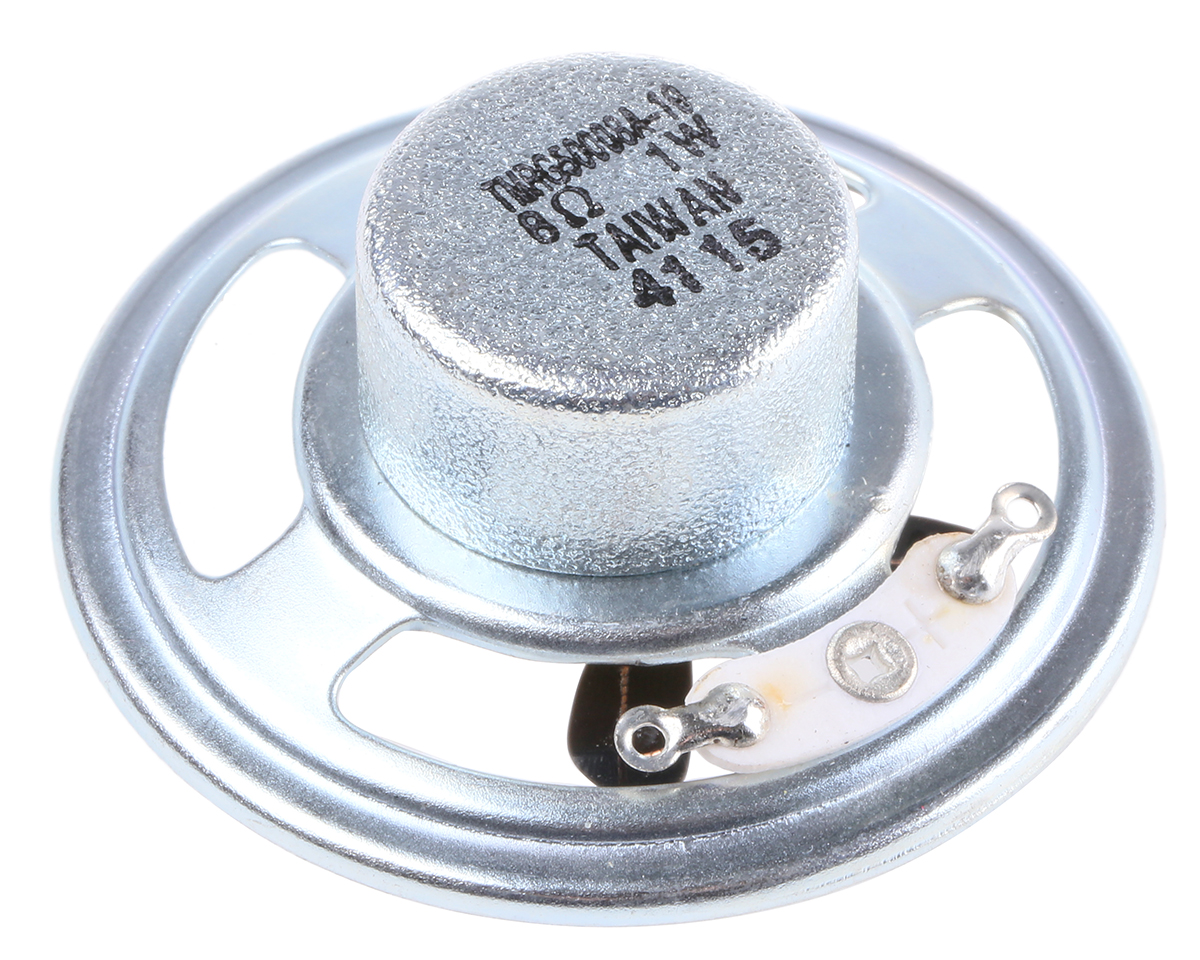 628-4529 RS PRO 50 mm dia, 1W, 8 Ω