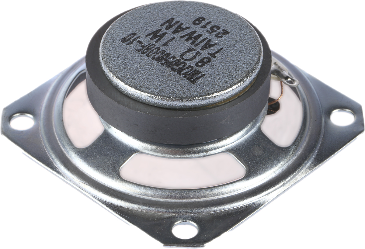 628-4709 RS PRO 50 mm dia, 1W, 8 Ω, 500 Hz 6000 Hz