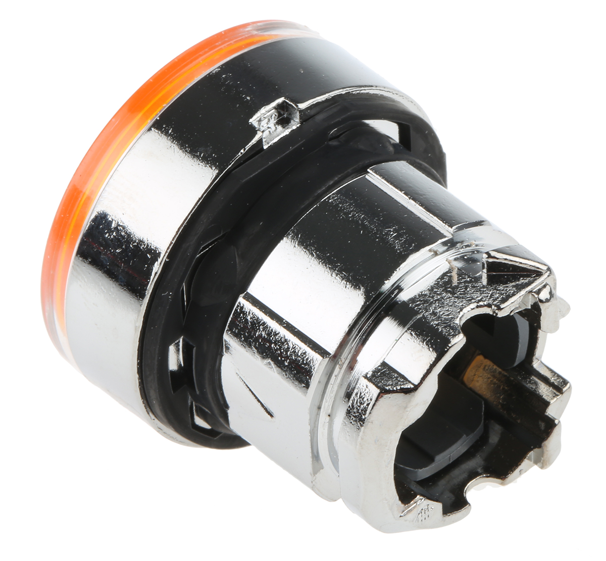 Schneider Electric Harmony XB4 Series, Orange Push Button Head, Spring Return, 22mm Cutout
