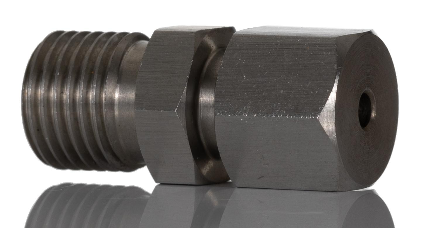 262-3238 RS PRO M8 Compression Fitting for Use with Thermocouple or PRT Probe, 3mm Probe