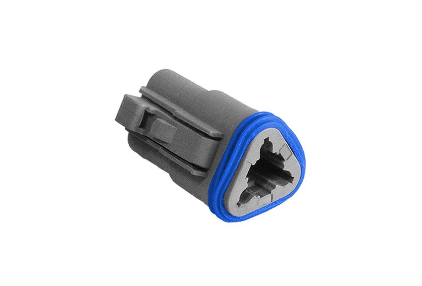 Bulgin, PX0110 Connector Housing Plug 3 Way, Crimp Termination PX0110S03GY