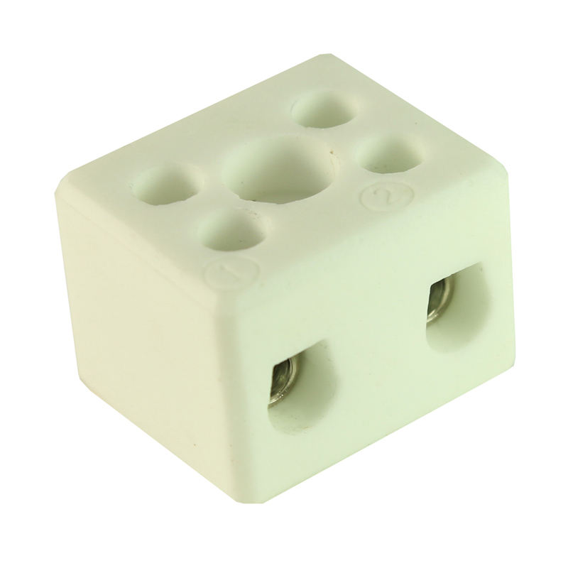 CAMDENBOSS CHTB Series Terminal Block, 2-Way, 41A, 6 mm2 Wire, Screw Termination