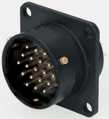 Amphenol Limited, 62LC, Copper Straight 12 Way Panel Mount MIL Spec Circular Connector Female, Male Contacts,Shell Size