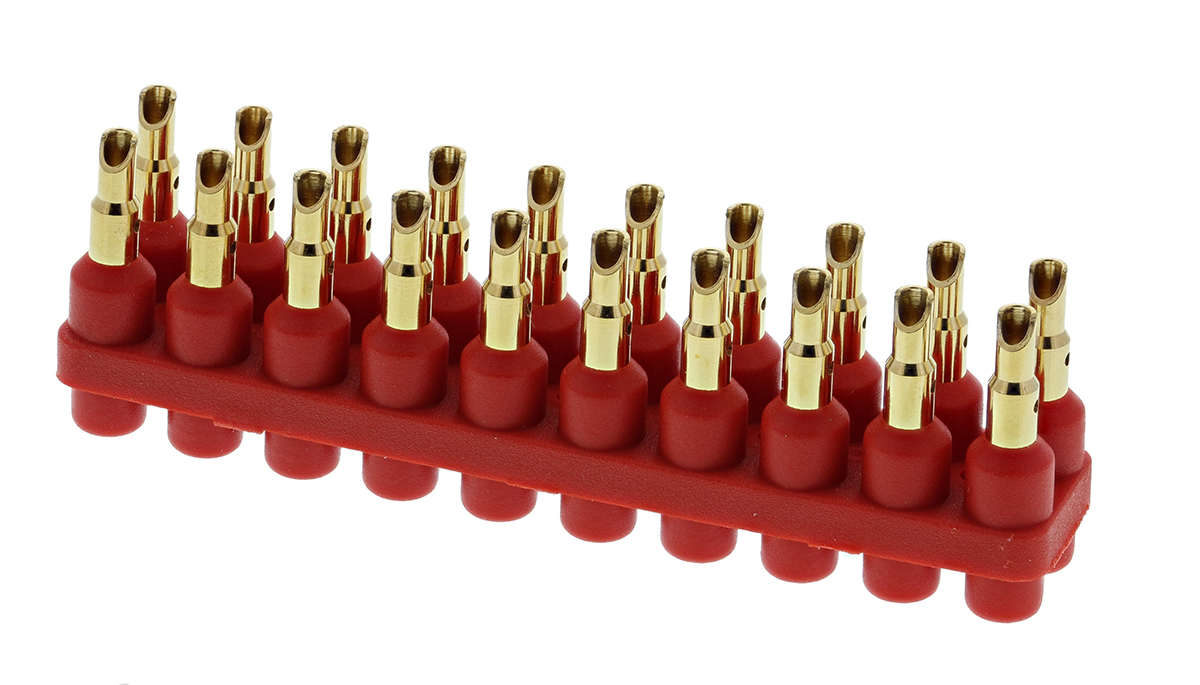 Staubli Straight Panel PCB Socket, 20-Contact, 2 Row, 6 mm Pitch Solder