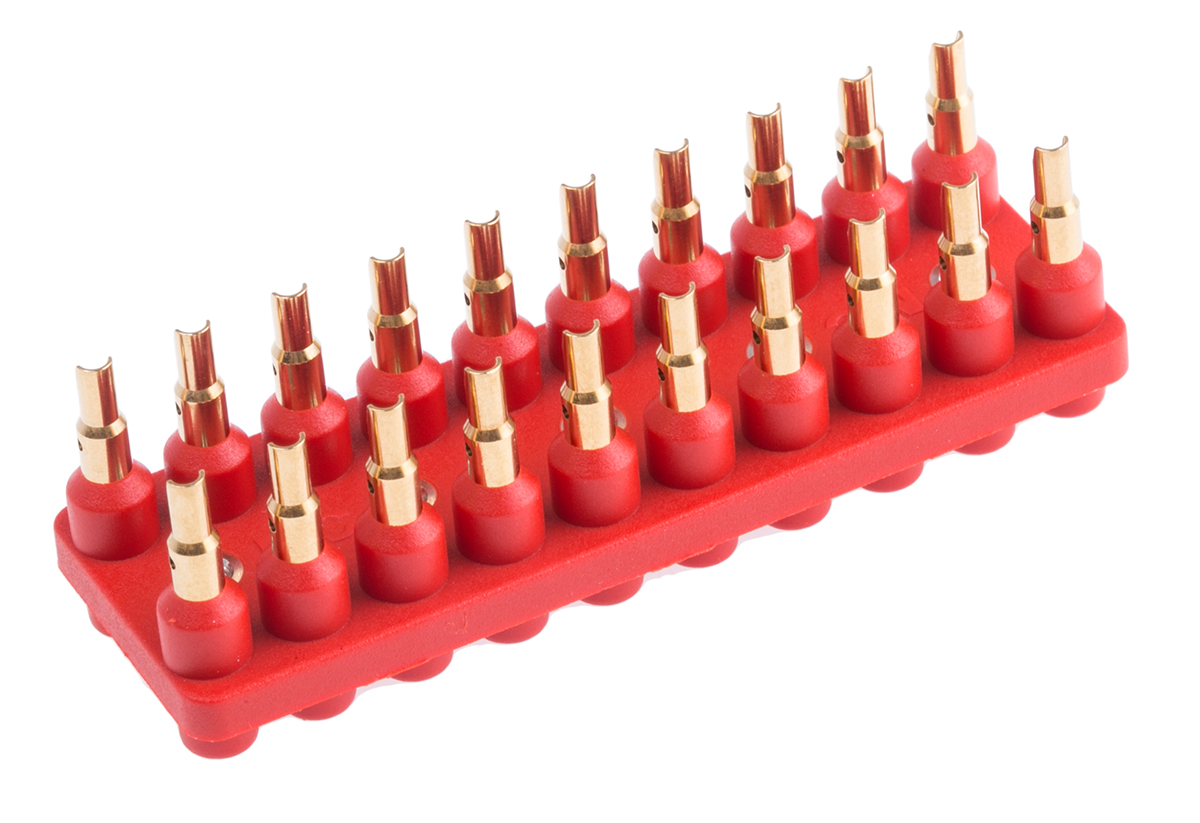 Staubli Straight Panel PCB Socket, 20-Contact, 2 Row, 12 mm Pitch Solder