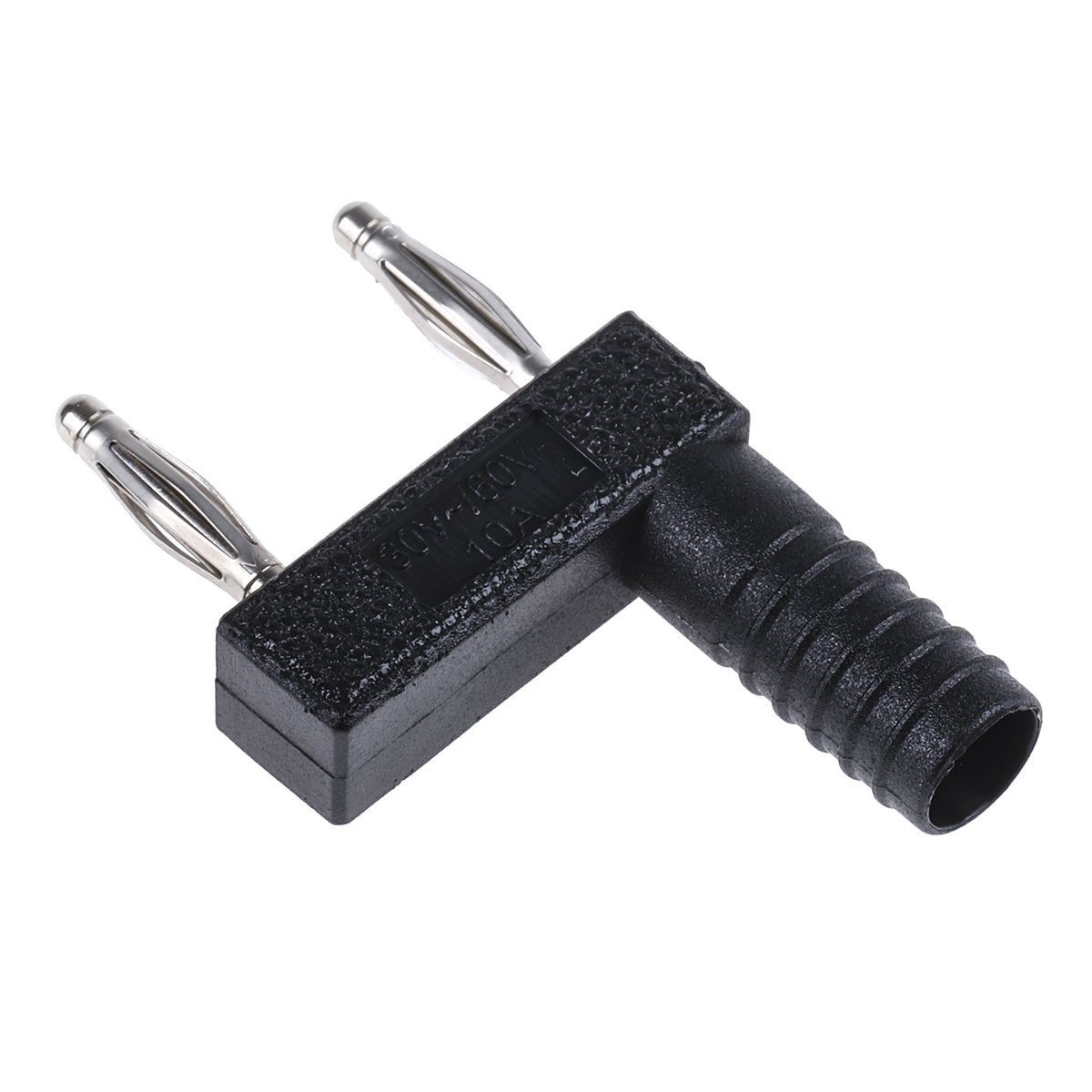 Staubli Black Male Banana Plug, 2 mm Connector, Plug-In Termination, 30 V, 60V dc, 10A, Silver Plating