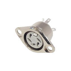 Deltron, 630 5 Pole Straight Standard DIN Socket, DIN 41524, DIN 45329, DIN 45327, DIN 45322, DIN 45326, 2A, 34V ac/dc,