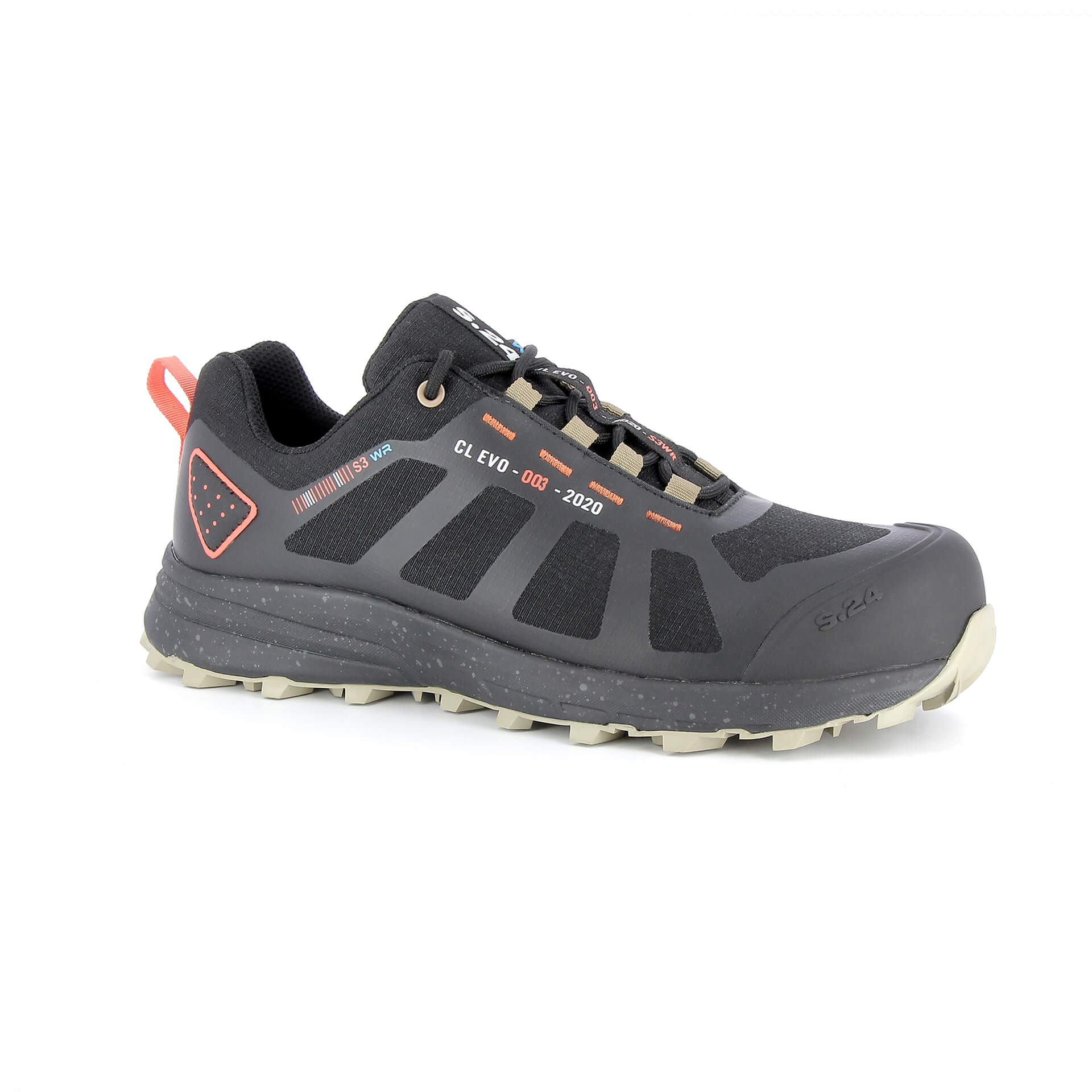 S.24 HUNTER Men's Black Composite Safety Shoes, UK 3, EU 40