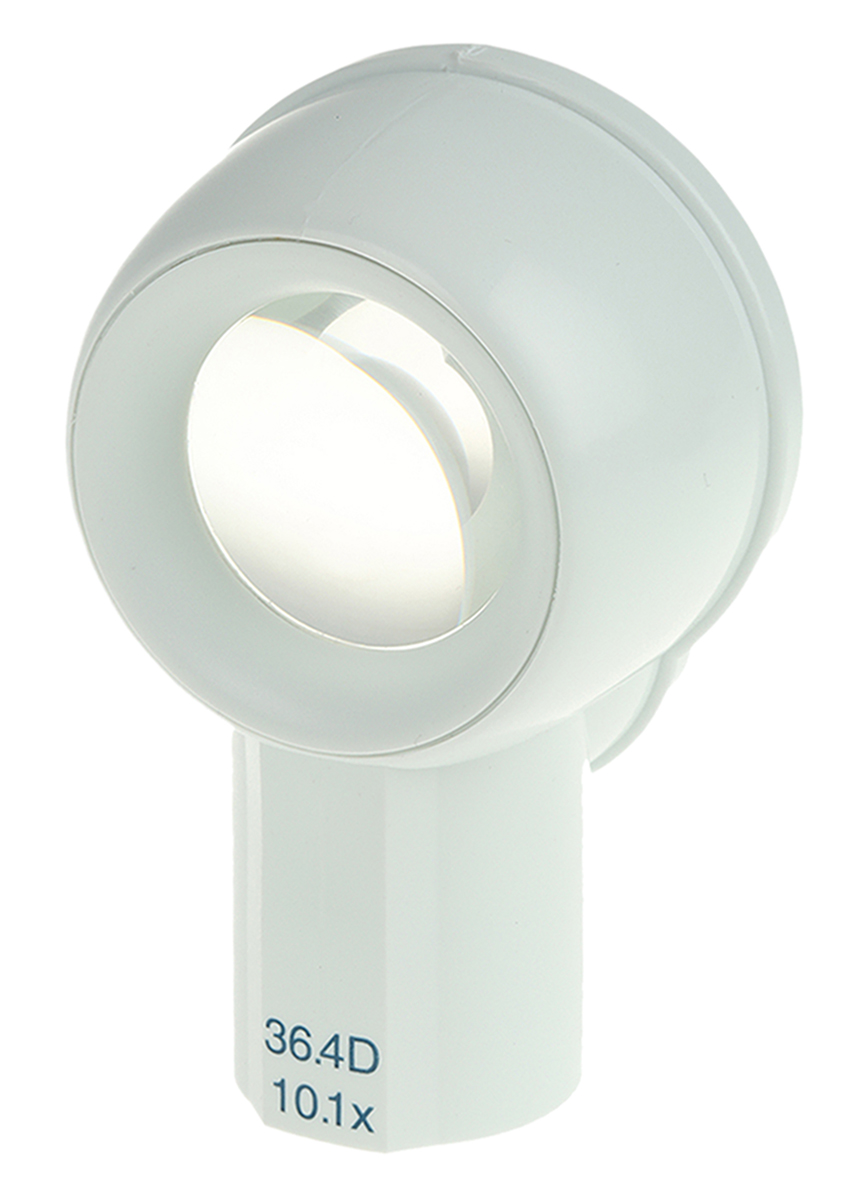 Coil Illuminated Magnifier, 10.1x x Magnification, 34 mm Diameter