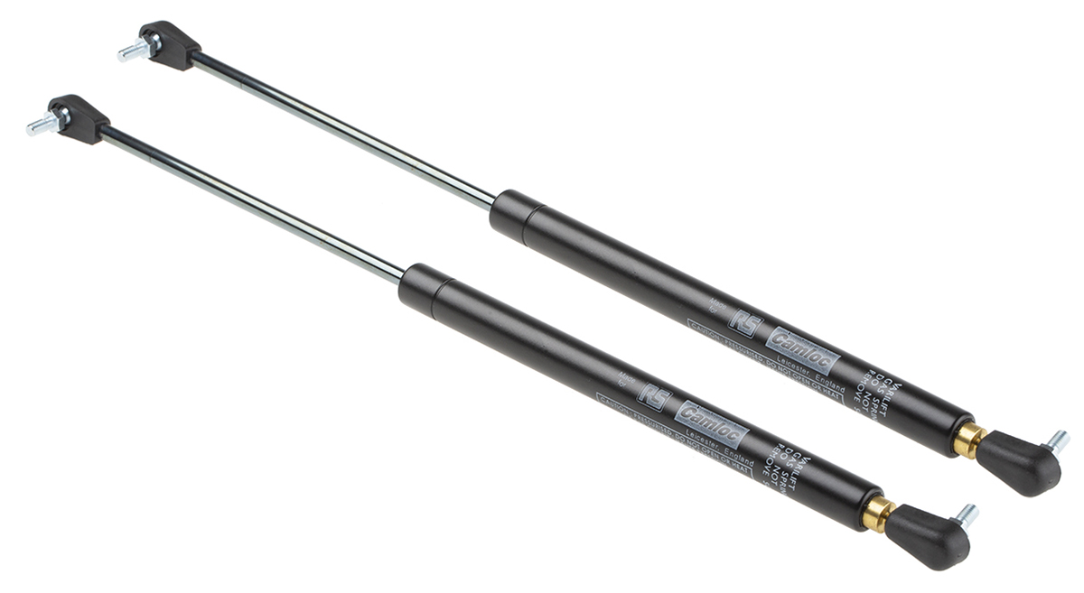 swv6050500036 Camloc Gas Springs Steel Gas Strut,   with  Ball & Socket Joint, 340 mm  Extended Length, 150 mm  Stroke Length