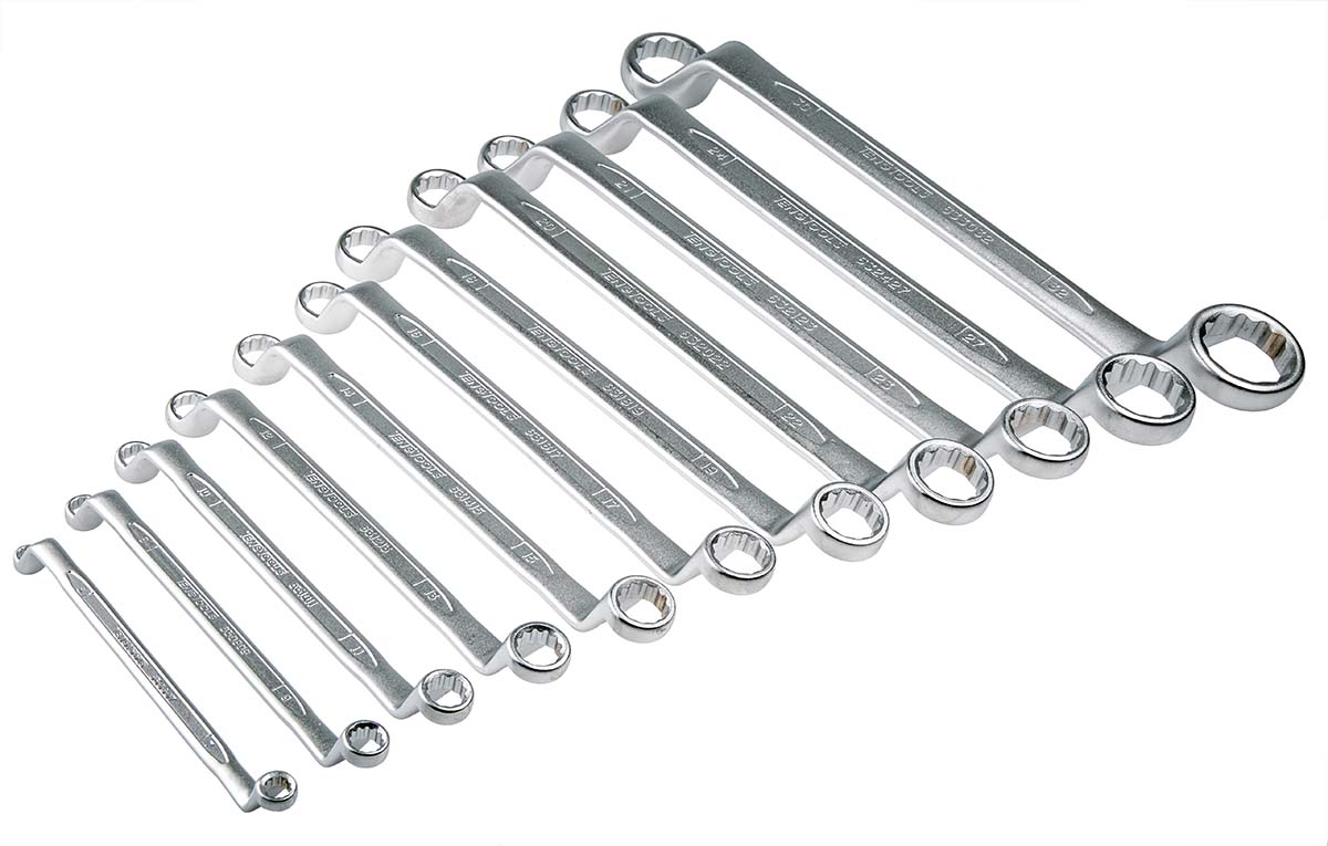 Teng Tools 11-Piece Spanner Set, 6 To 32 mm, Chrome Vanadium Steel