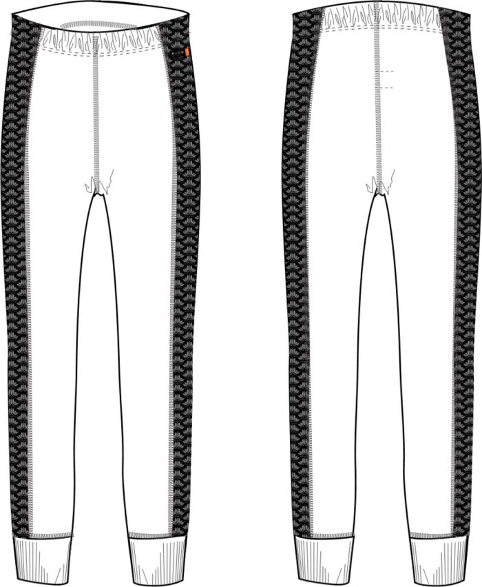 631190-m Tranemo Tranemo Women's Trousers Black, Grey