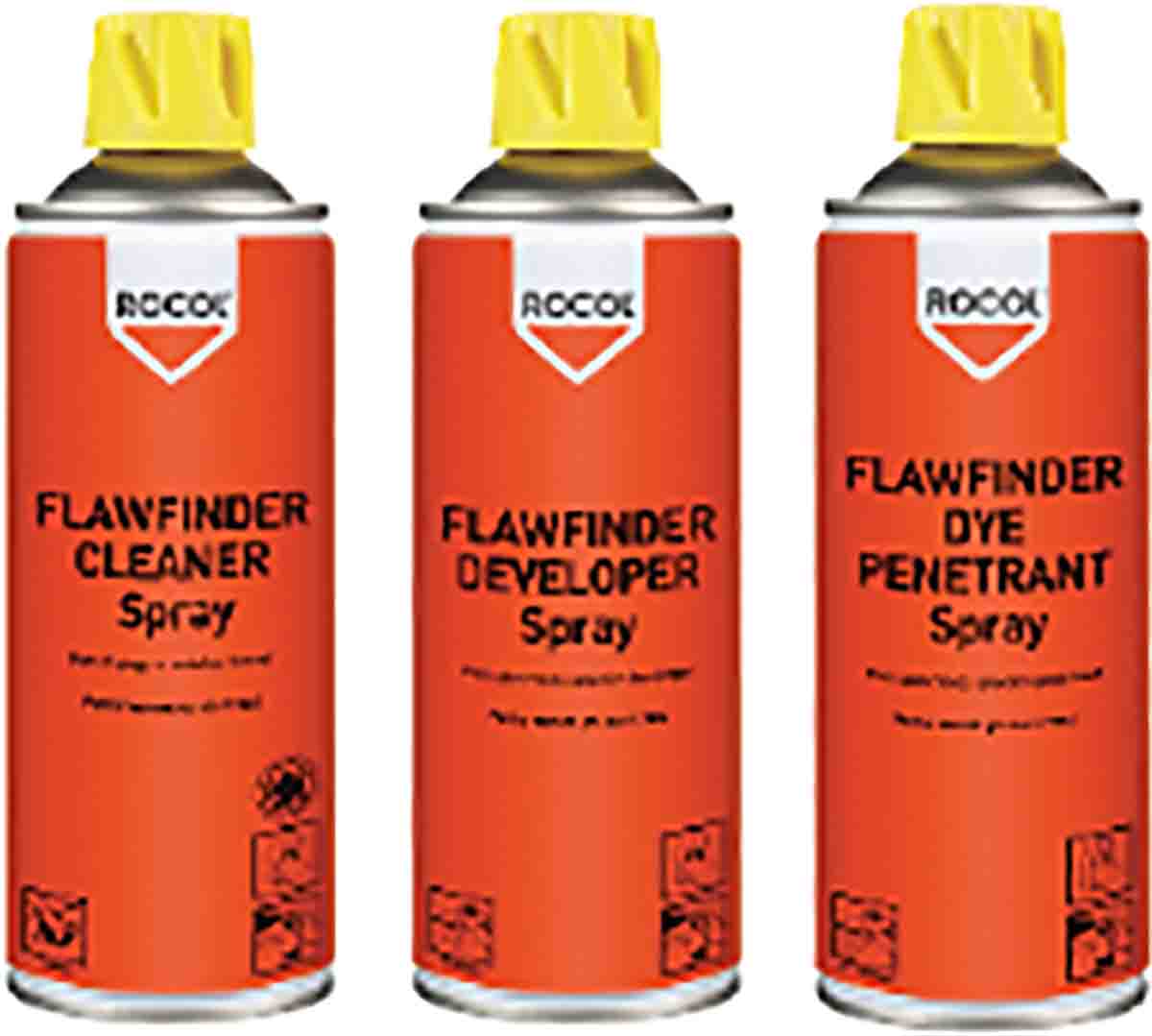 Rocol Leak & Flaw Detector Spray, Cleaner, Developer, Penetrant, 300 ml Cleaning FLAWFINDER