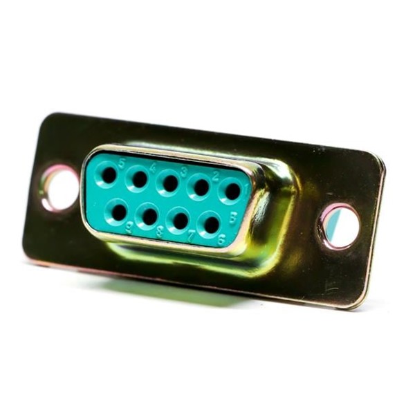 Amphenol India M2000 15 Way Panel Mount D-sub Connector Socket, 2.77mm Pitch, with Panel Mount
