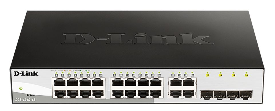 D-Link 20-Port Gigabit Smart Managed Switch, Smart 20 Port Smart Switch, EU