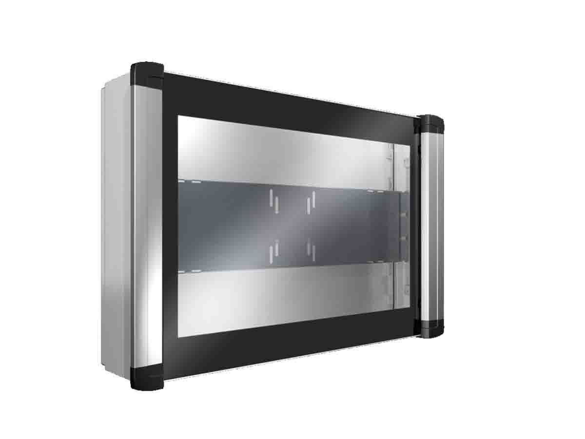 Rittal Enclosure Series Grey Steel Desktop Enclosure, 450 mm 450 mm, 650 mm
