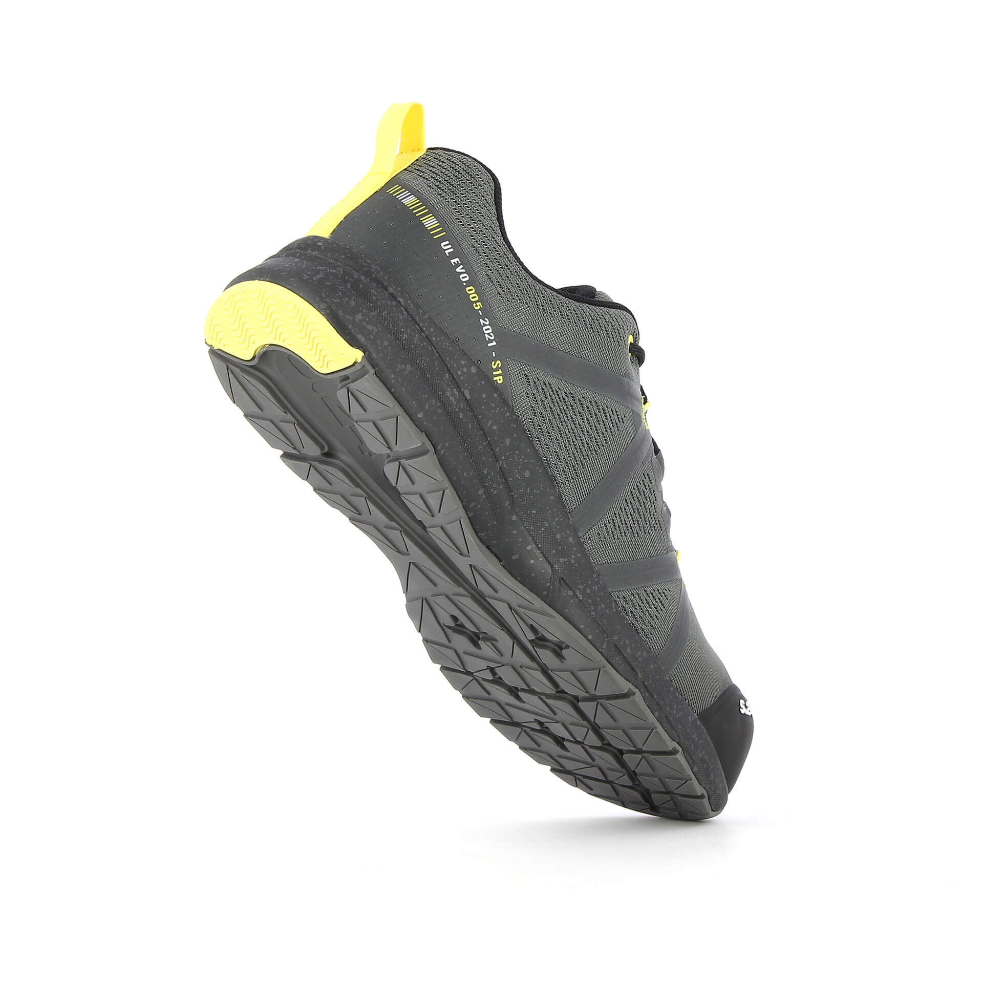 6322-11 S.24 KOMET S1P Unisex Yellow, Grey, Black Composite Safety Trainer, UK 11, EU 45