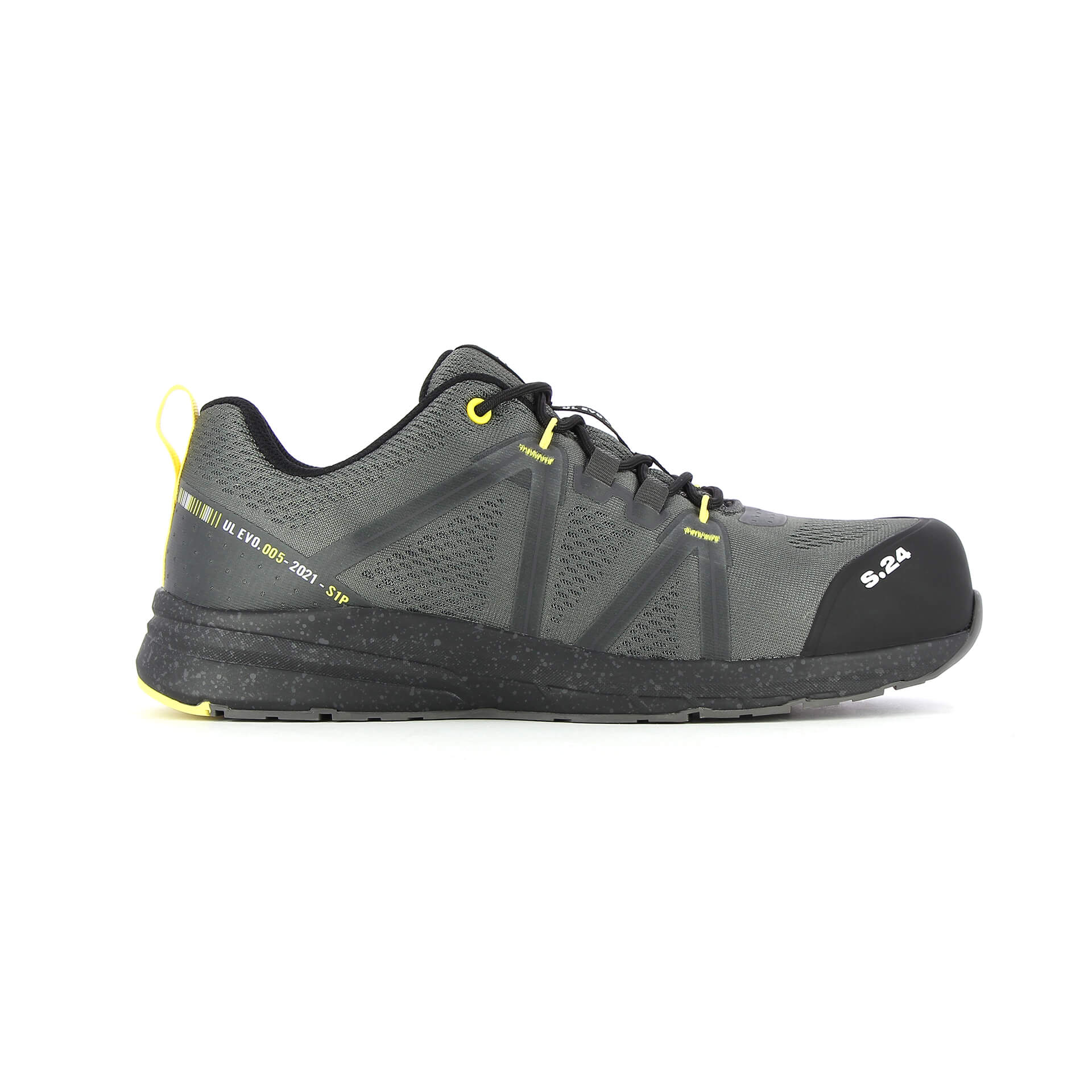 6322-11 S.24 KOMET S1P Unisex Yellow, Grey, Black Composite Safety Trainer, UK 11, EU 45