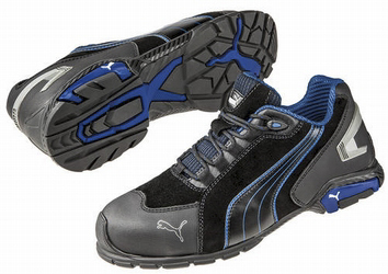 Puma Safety Women's Black Aluminium Safety Trainer, UK 12, EU 47