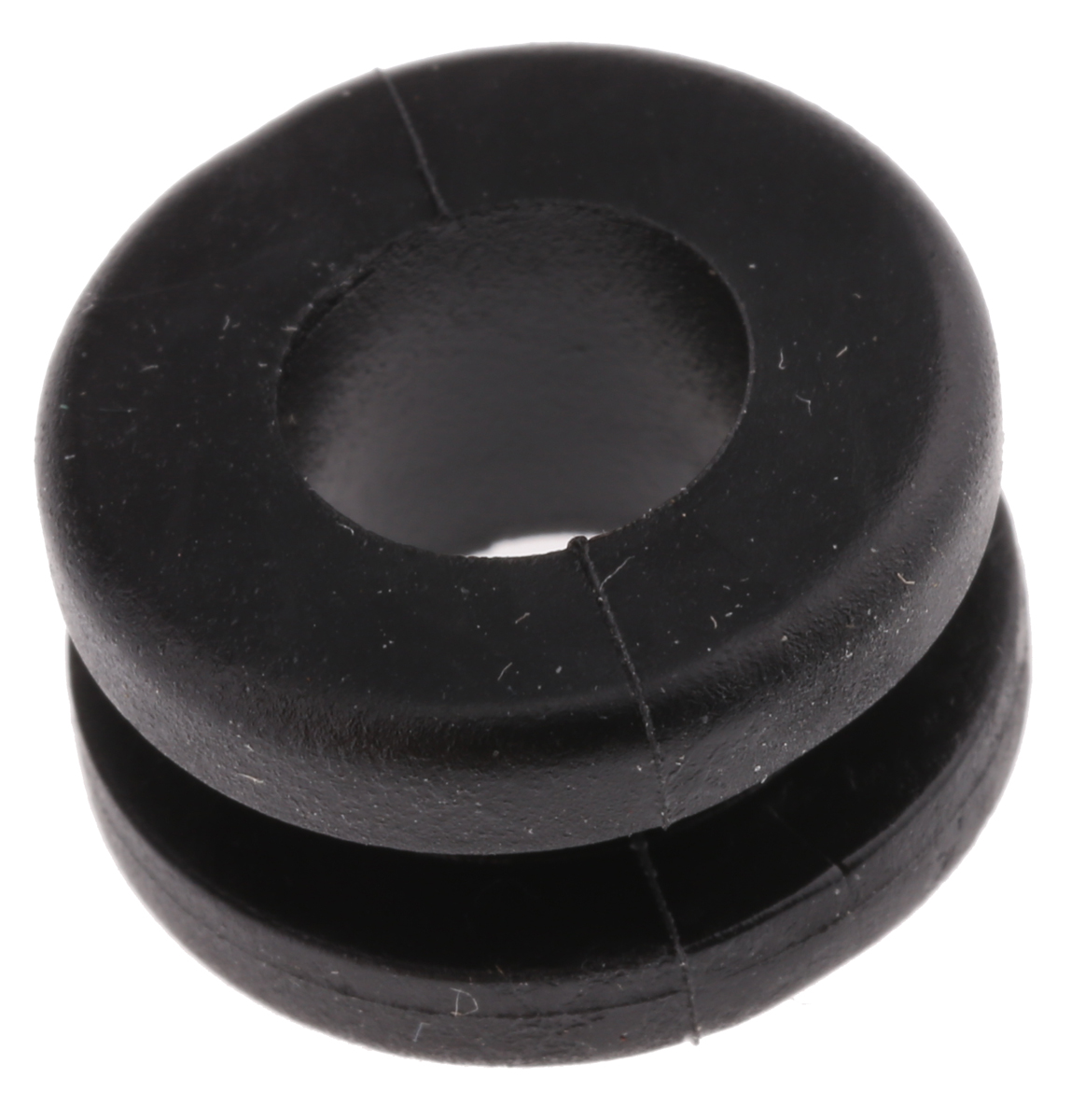 HellermannTyton HV Black Polyvinyl Chloride 11 mm Cable Grommet for 8 mm Cable Dia. for 9 mm Cable Dia. 633-03020