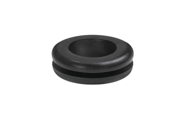 HellermannTyton HV Black Polyvinyl Chloride 9.5 mm Cable Grommet for 5 mm Cable Dia. 633-04010 HV1401-PVC-FR-BK