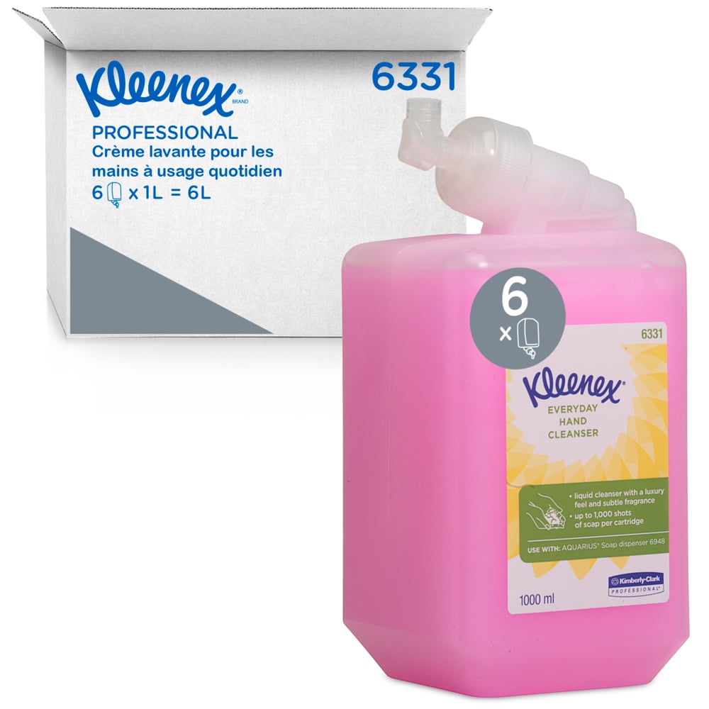 KLEENEX Subtle Fragrance Kleenex® Crème de lavage des mains (6331) Hand Cleaner - 6 L Cartridge