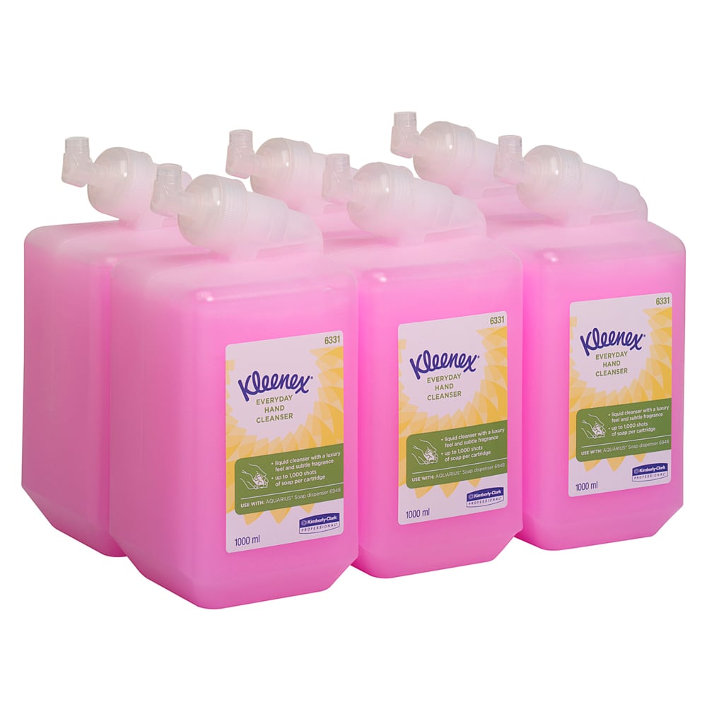 6331 KLEENEX Subtle Fragrance Kleenex® Crème de lavage des mains () Hand Cleaner - 6 L Cartridge