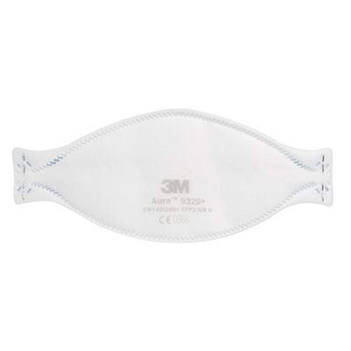 3M Aura+ Series Disposable Face Mask for General Purpose Protection, FFP2, Non-Valved, Fold Flat 20 per Package