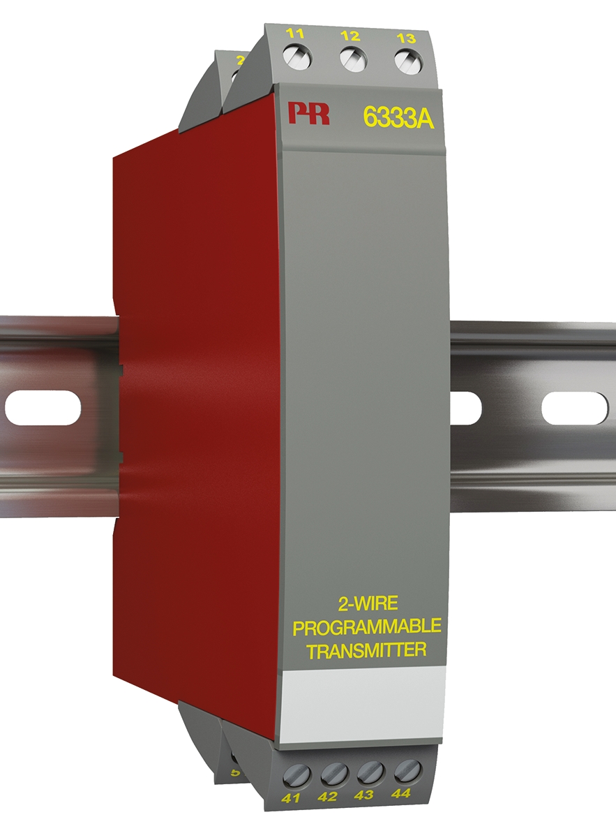 PR Electronics 6333A Temperature Transmitter Temperature Input 300V dc, 60 °C, -40 °C