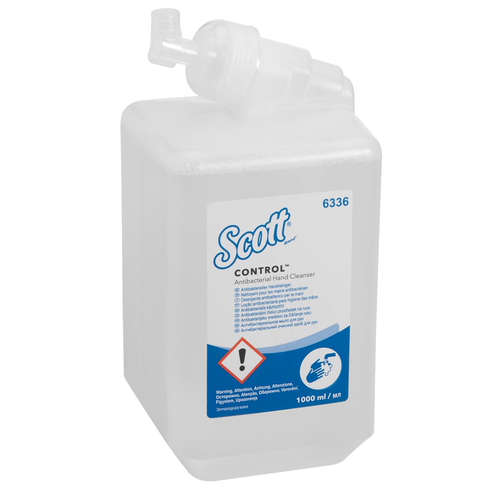 6336 SCOTT Unscented SCOTT Hand Soap Anti-Bacterial - 1 L Cassette