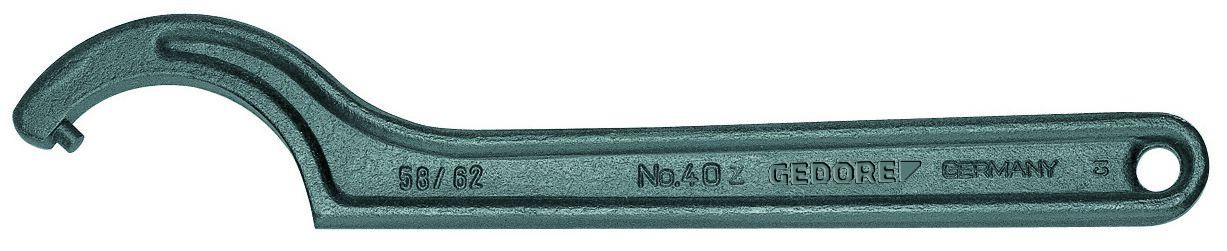 Gedore 6337200 75 mm Hook Wrench 242 mm Vanadium Steel 31Crv3