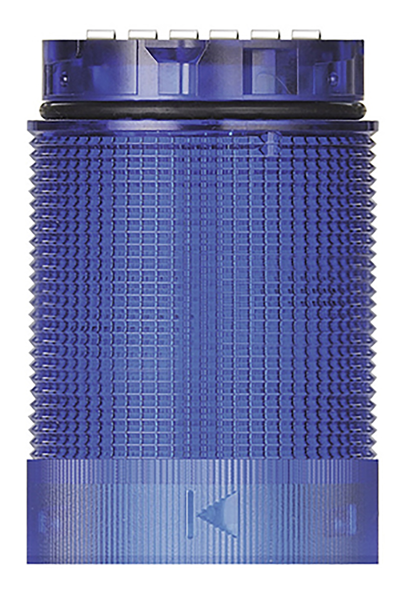 Werma KombiSIGN 40 Series Blue, Clear Steady, Flashing Effect Beacon Tower, LED Bulb 24V ac/dc, AC/DC, IP66