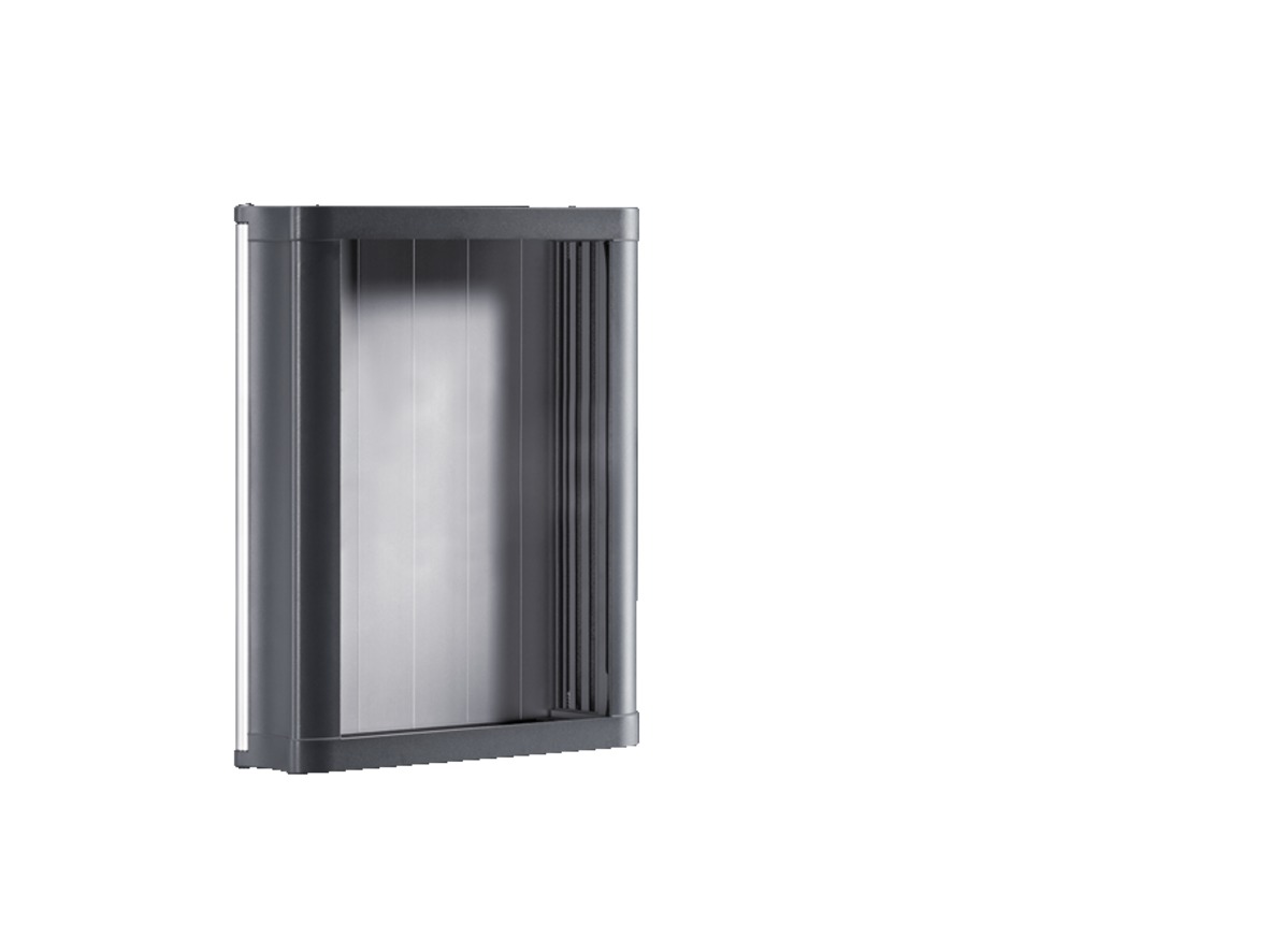 Rittal CP Series Black RAL 7024 Aluminium, 238 mm H, 241mm W, 87 mm D, 238 mm L, for Use with CP Series